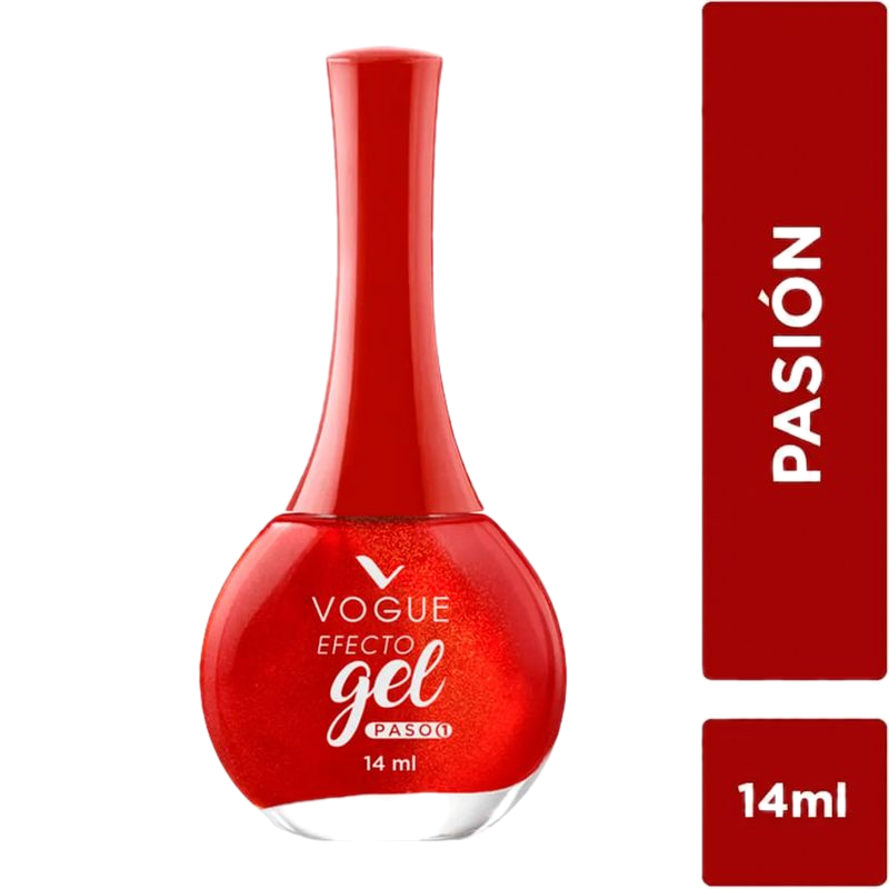 Esmalte Vogue Efecto Gel Pasión 14 Ml