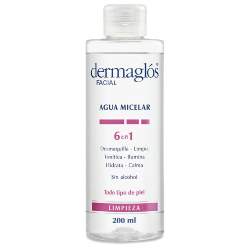 Agua Micelar Dermaglós 6 En 1 200 Ml