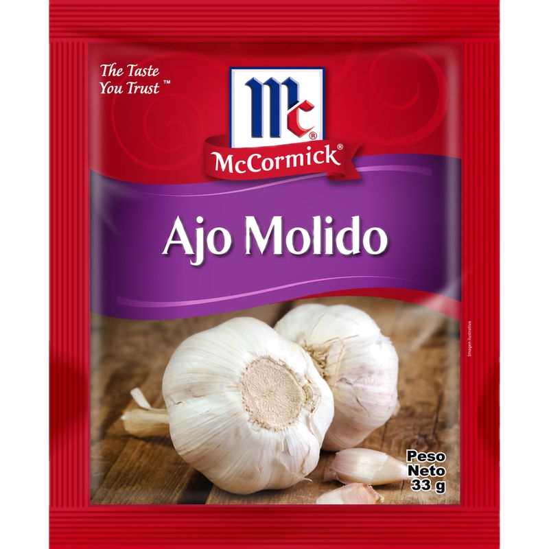 Ajo Molido Mccormick 33 G