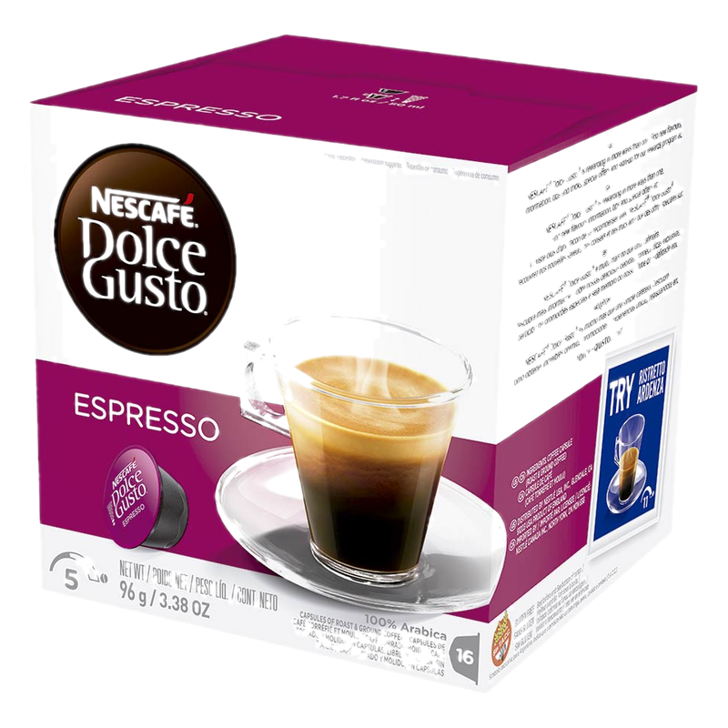 Café En Cápsula Espresso Intenso Dolce Gusto 16 Unidades