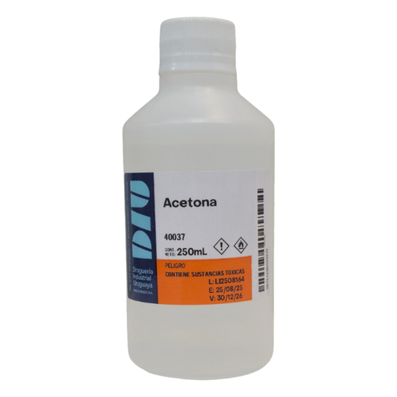 Acetona Pura 250 Ml