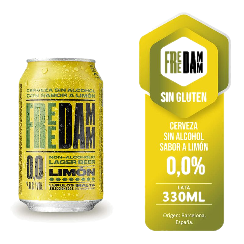 Cerveza Sin Alcohol Free Damm Lemon 0.0 % 330 Ml