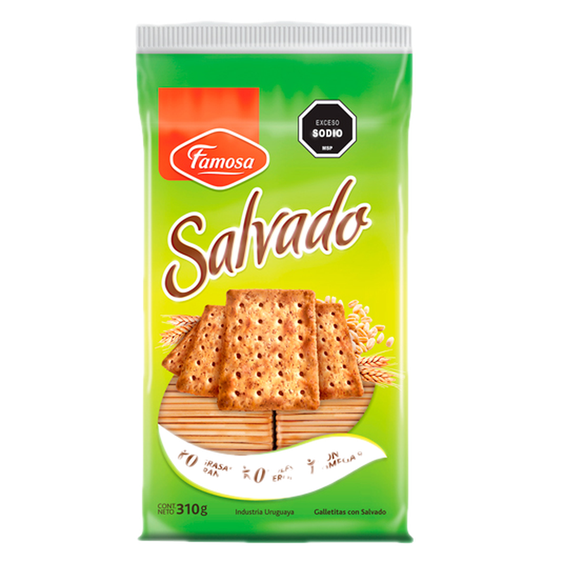 Galleta Salvado Famosa Natural 310 G