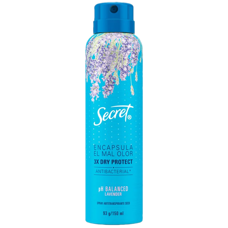 Desodorante Aerosol Secret Ph Balanced 0% Alcohol 150 Ml