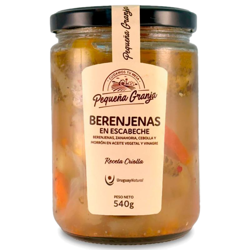 Berenjenas En Escabeche Pequeña Granja 540 G