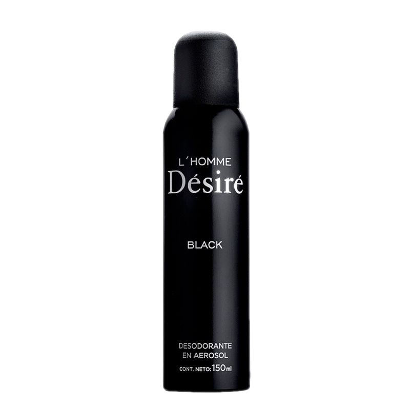 Desodorante Desire Homme Black Aerosol 150 Ml