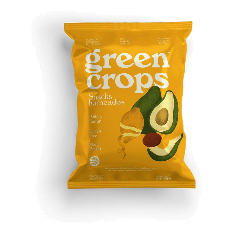 Snacks Green Crops Palta Limón 95 G