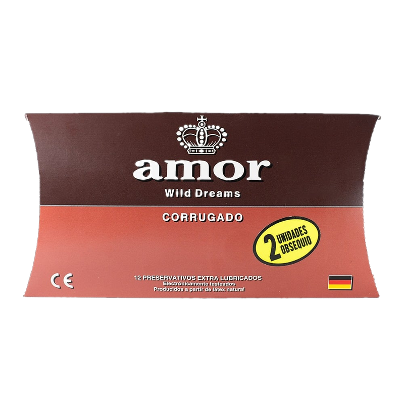 Preservativos Amor Corrugado 12 Unidades