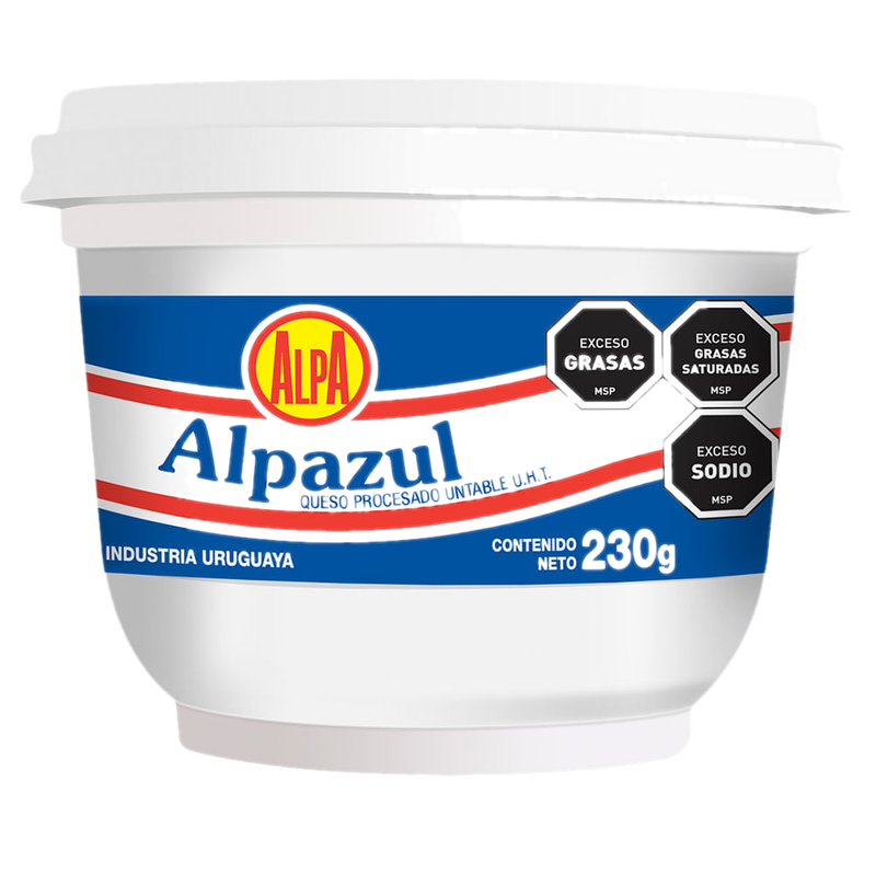 Queso Super Untable Alpa Azul Pote 230 G