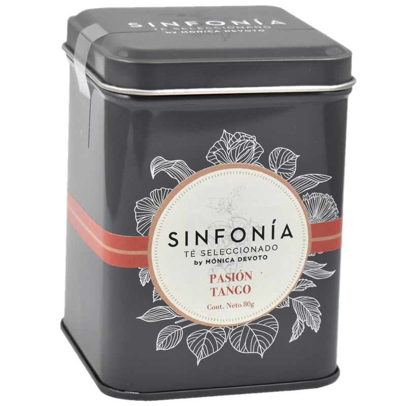 Té Sinfonía Negro Pasión Tango Lata 80 G
