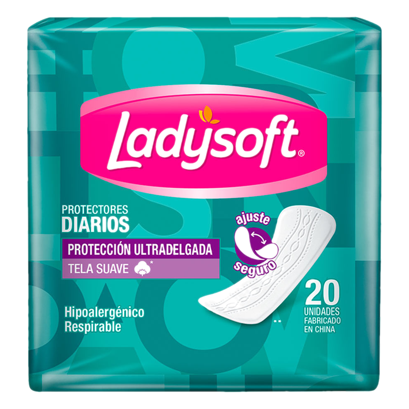 Protectores Diarios Ladysoft 20 Unidades