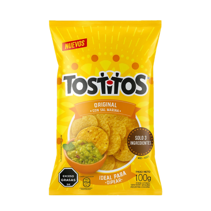 Snack Tostitos Redondo Sal Marina 100 G