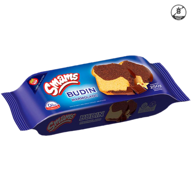 Budín Smams Marmolado Sin Gluten 250 G