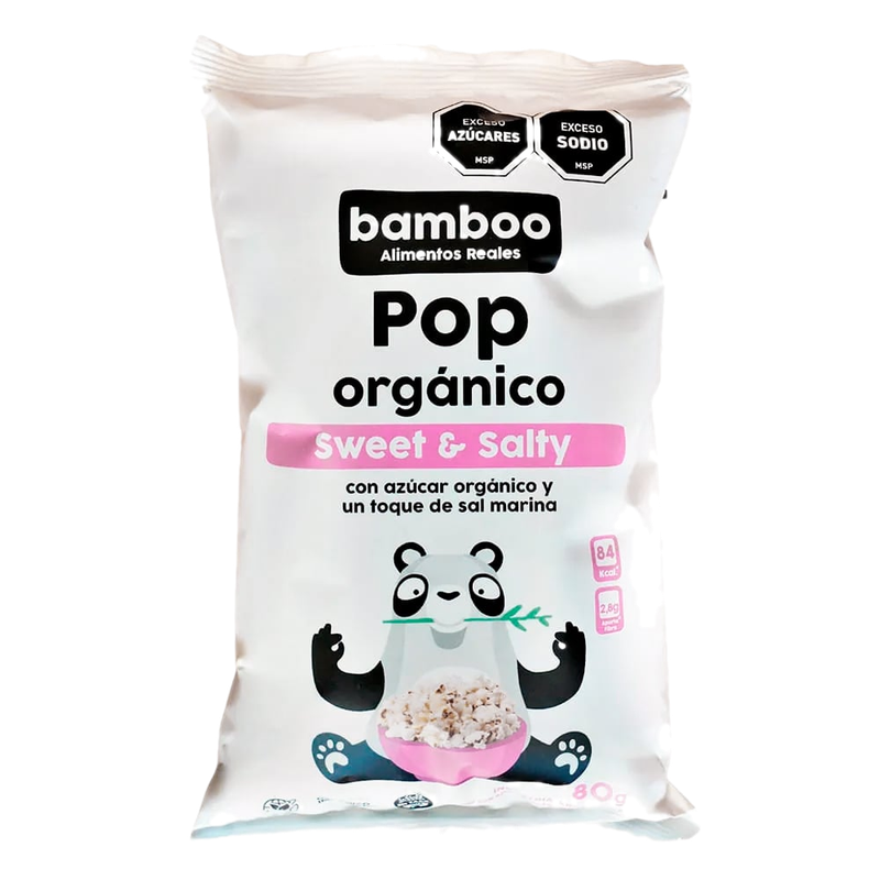 Pop Bamboo Orgánicos Sweet & Salty 80 G