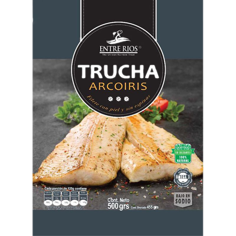 Trucha Arcoiris Filete 500 G