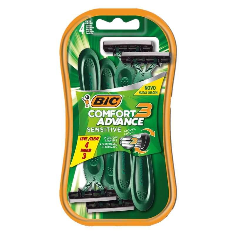 Afeitadora Bic Comfort 3 Piel Sensible 3 Unidades