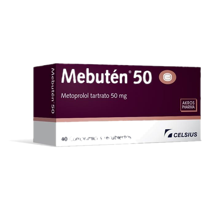 Mebuten 50 Mg 40 Comprimidos