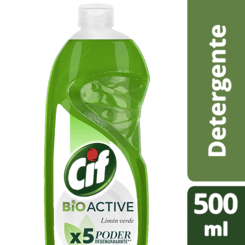Detergente Cif Lavavajilla Gel Limón 500 Ml