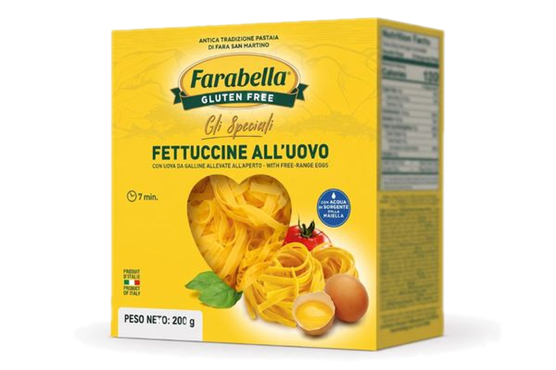 Fideos Fettuccine Farabella Sin Gluten Con Huevo 200 G