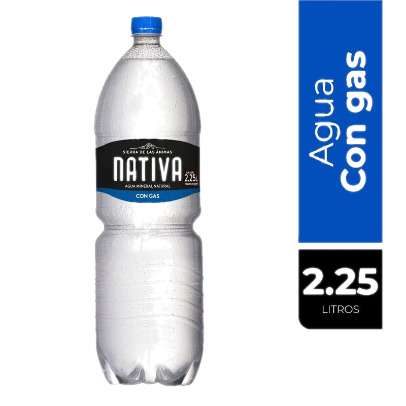 Agua Nativa Con Gas 2.25 L