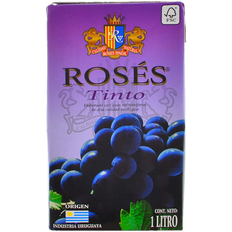 Vino Tinto De Mesa Roses 1 L