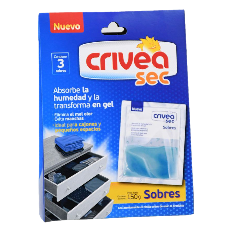 Absorbe Humedad Crivea Sec 3 Sobres 150 G