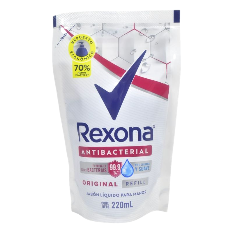 Jabón Líquido Rexona Antibacterial Original 220 Ml