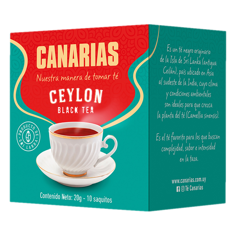 Te Negro Premium Ceylon Canarias 10 Sobres
