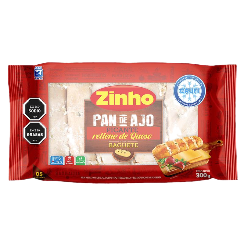 Pan De Ajo Picante Zinho 300 G