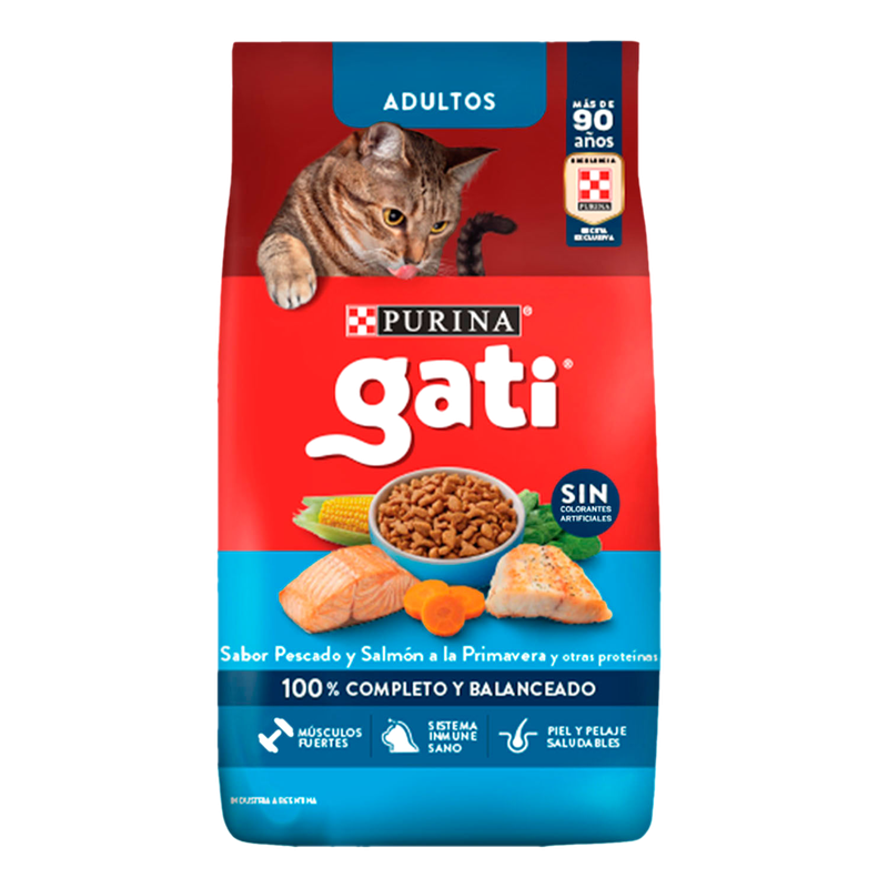 Alimento Gati Pescado Y Salmon A La Primavera 1 Kg