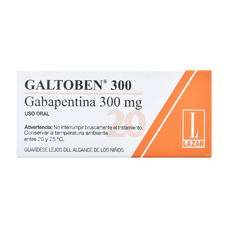 Galtoben 300 Mg 20 Cápsulas