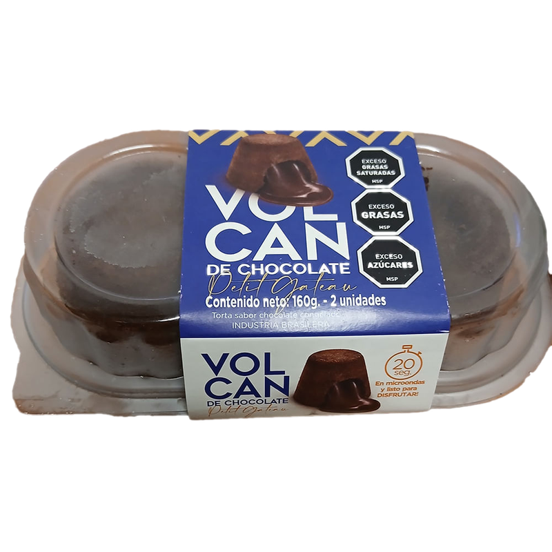 Volcán De Chocolate Petit Gateau 160 G 2 Unidades