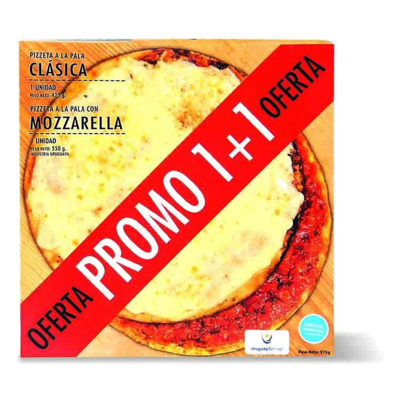 Pack Pizzeta Rodelu 1+1