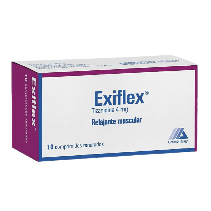Exiflex 4 Mg 10 Comprimidos Ranurados