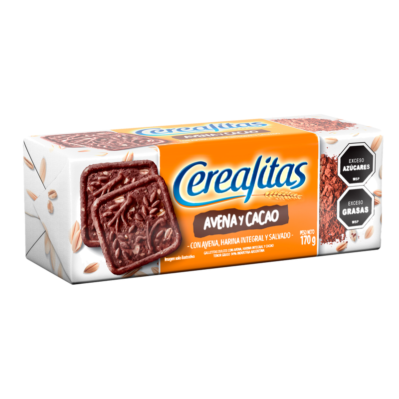 Galletas Cerealitas Avena Cacao 170 G