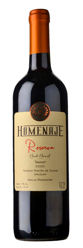 Vino Tinto Tannat Reserva Homenaje 750 Ml