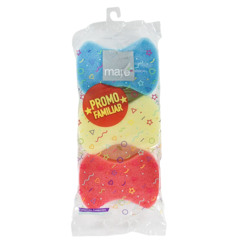 Pack 3 Unidades Esponja Mare Promo Familiar
