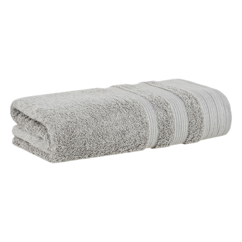 Toalla De Baño Buddemeyer Egipcio Gris 140 X 77 Cm