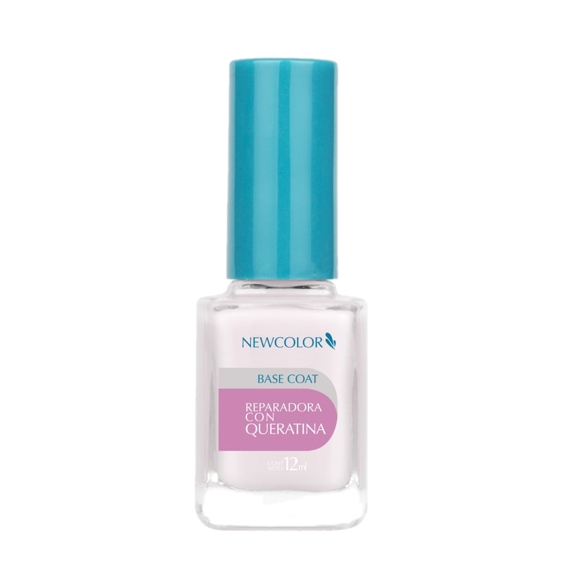 Esmalte Base Coat Newcolor Reparadora Con Queratina N°9.50 12 Ml