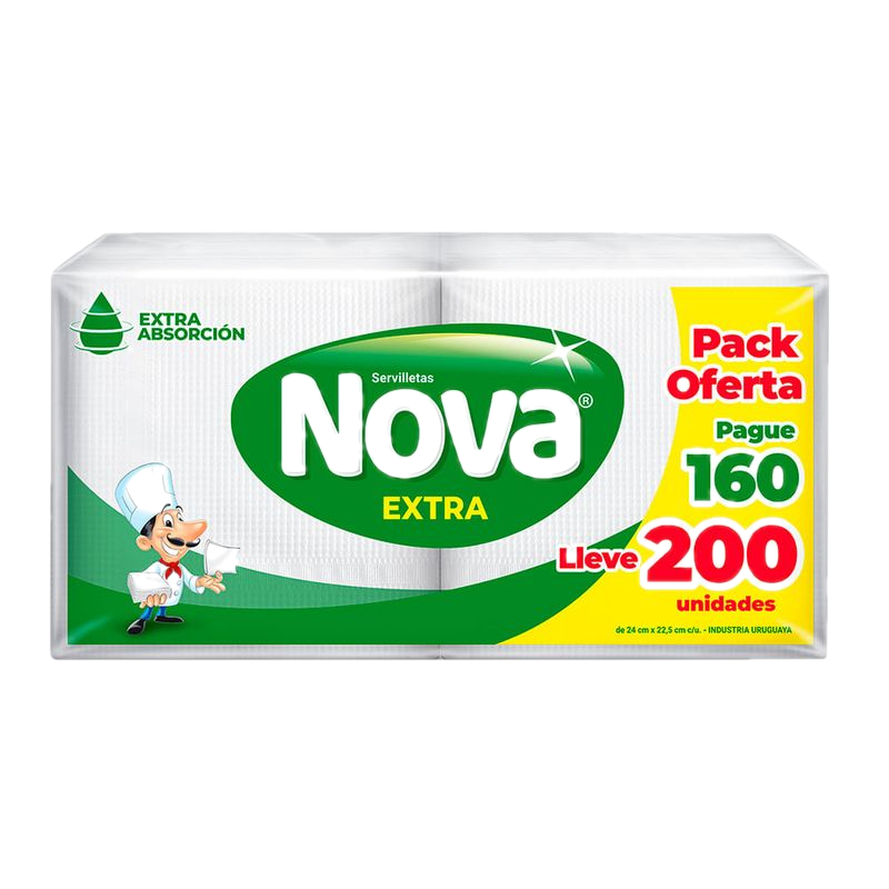 Servilleta Nova Coctel Lleve 200x160 Un.