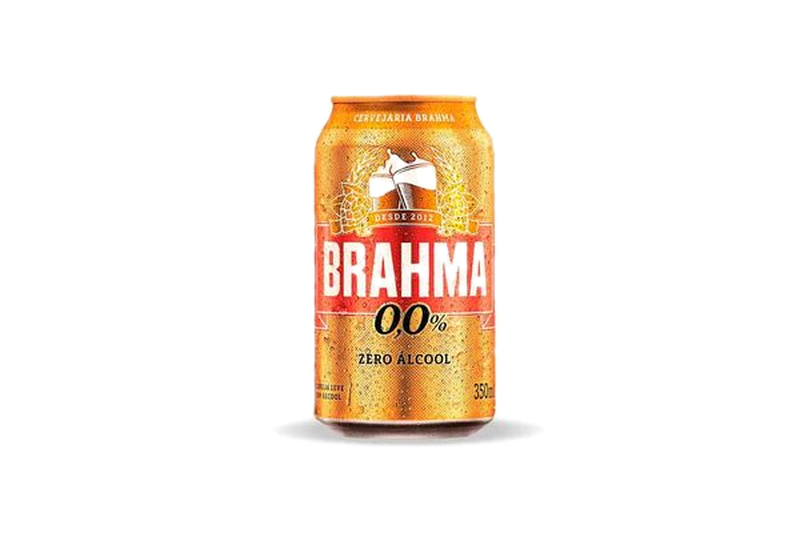Cerveza 0.0 % Sin Alcohol Brahma 350 Ml