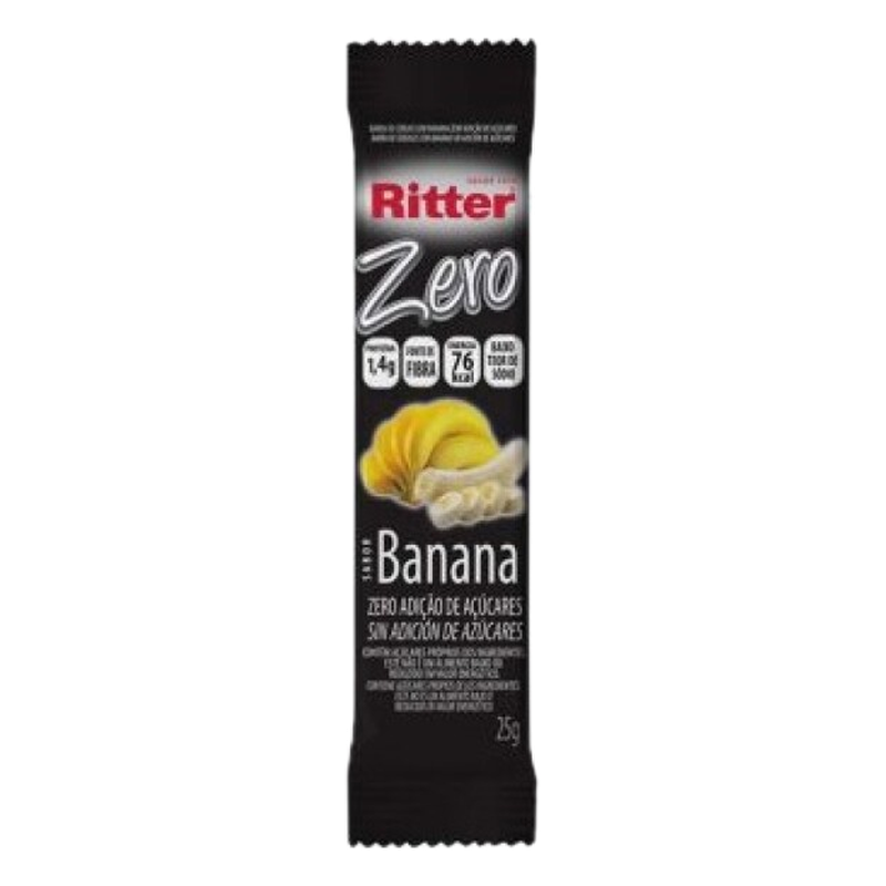 Barra De Cereal De Banana Zero Ritter 25 G