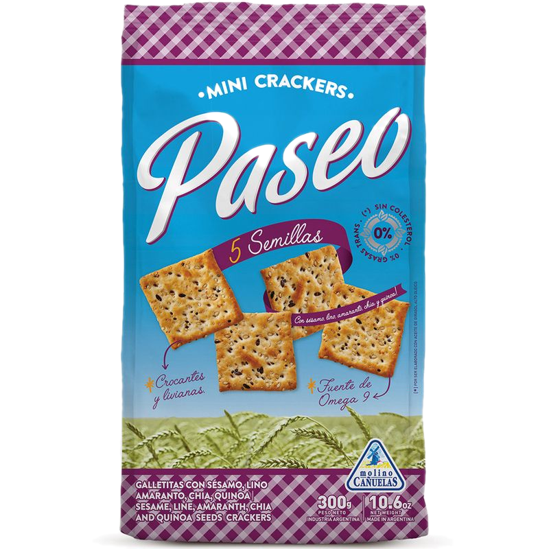 Galletas Paseo 5 Semillas 300 G