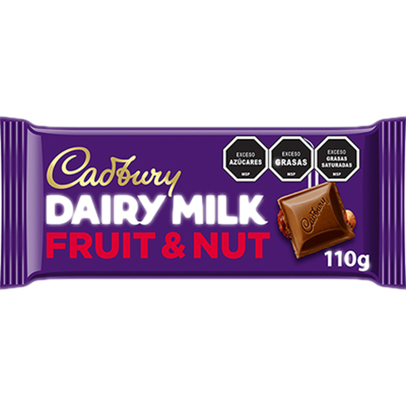 Chocolate Cadbury Fruta Y Nuez 110 G