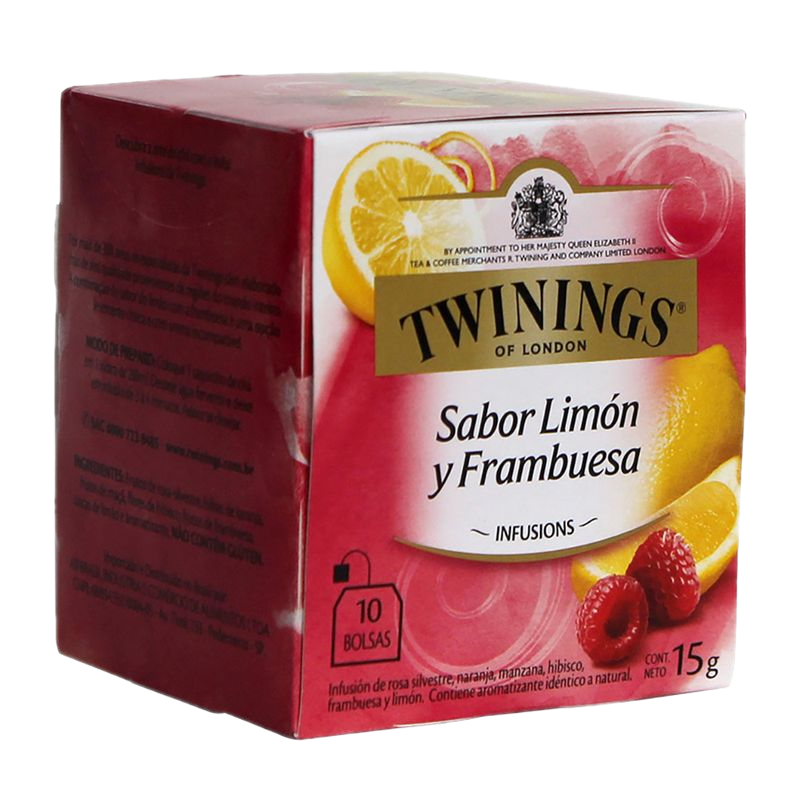 Té Twinings Limón Y Frambuesa 10 Sobres