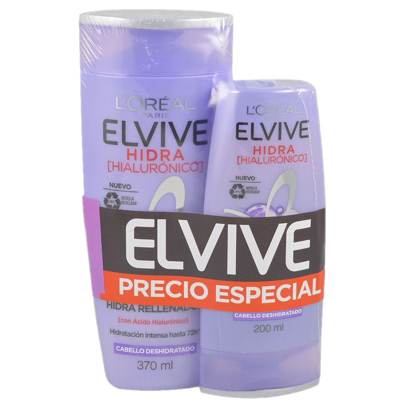 Pack Elvive Hidra Shampoo 370 Ml + Acondicionador 200 Ml