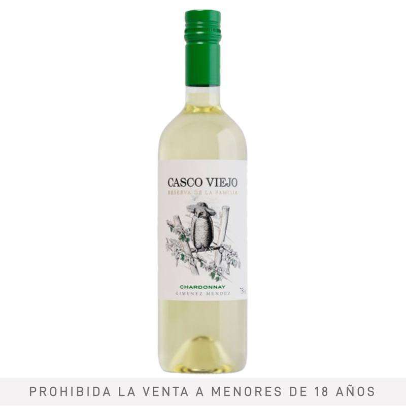 Vino Casco Viejo Reserva Blanco Chardonnay 750 Ml