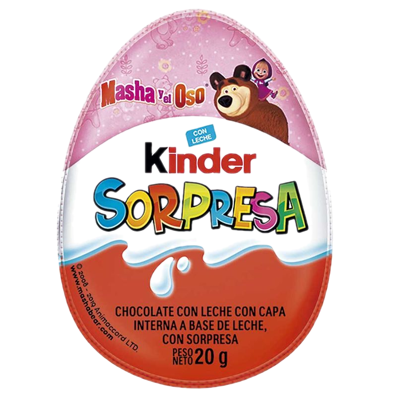 Huevo Kinder Sorpresa Celeste O Rosa 20 G