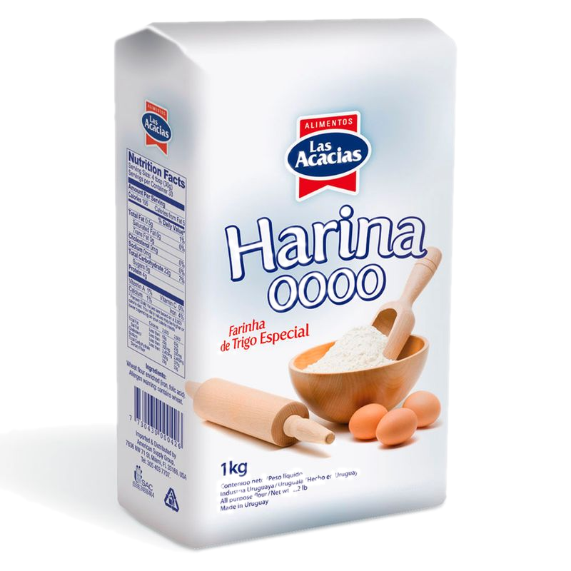 Harina 0000 Las Acacias 1kg