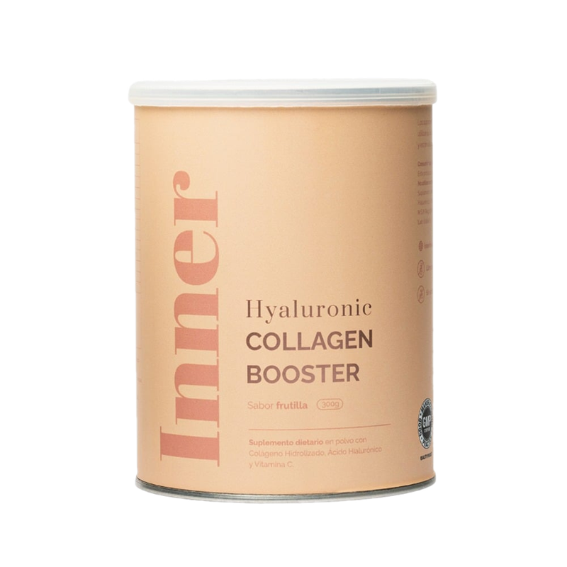 Colágeno En Polvo Inner Hyaluronic Collagen Boostersabor Frutilla 300 G